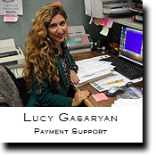 Lucy Gasaryan, Payment Support